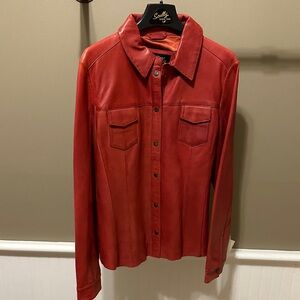 Scully Red Leather Jacket
